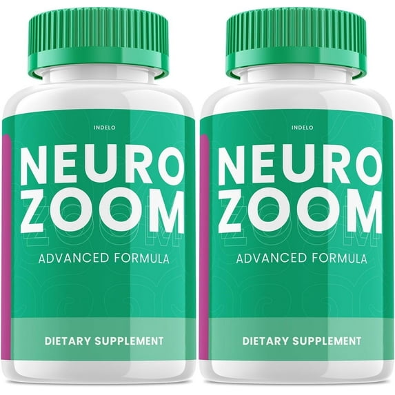 2 Pack Neuro Zoom Brain Boost Supplement, Neuro Zoom Advanced Memory Support Formula, Neuro Zoom Pills Nootropic to Reduce Brain Fog, Neuro Zoom to Boost Memory, NeuroZoom Reviews 120 Capsules