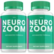 2 Pack Neuro Zoom Brain Boost Supplement, Neuro Zoom Advanced Memory Support Formula, Neuro Zoom Pills Nootropic to Reduce Brain Fog, Neuro Zoom to Boost Memory, NeuroZoom Reviews 120 Capsules
