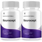 2 Pack Neurocept Brain Supplement Neuro Cept Premium Memory Capsules, Neurocept Advanced Memory & Focus Support Supplement 120 Capsules