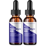 2 Pack Neurodyne Premium Nootropic Supplement, Neuro Dyne Max Strength 4oz