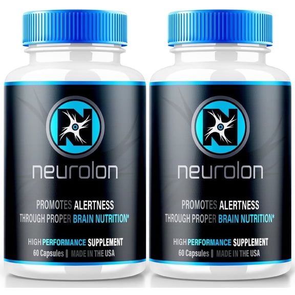 (2 Pack) Neurolon Capsules, All Natural Cognitive Support Pills, Neurolon Maximum Strength Brainpower and Focus Enhancers Pills, Advanced Memory and Clarity Formula, Neurolon Reviews (120 Capsules)