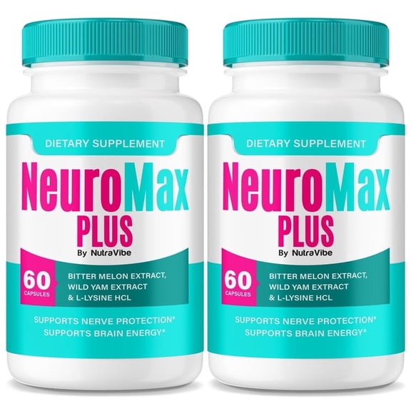 (2 Pack) Neuromax Plus Daily Memory Support Formula with a Natural Blend to Help Maintain Clarity, Focus & Everyday Sharpness (120 Capsules)