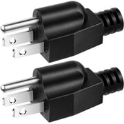 Power Tool Accessory - 2 Pack Black Plastic Neutral Ground Bonding Plug for Portable Inverter Generator, Fix Open Ground Faults