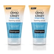 2 Pack Neutrogena Deep Clean Invigorating Foaming Scrub 4.20 oz Each