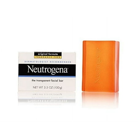 2 Pack - Neutrogena Facial Bar Fragrance Free 3.50 oz Each