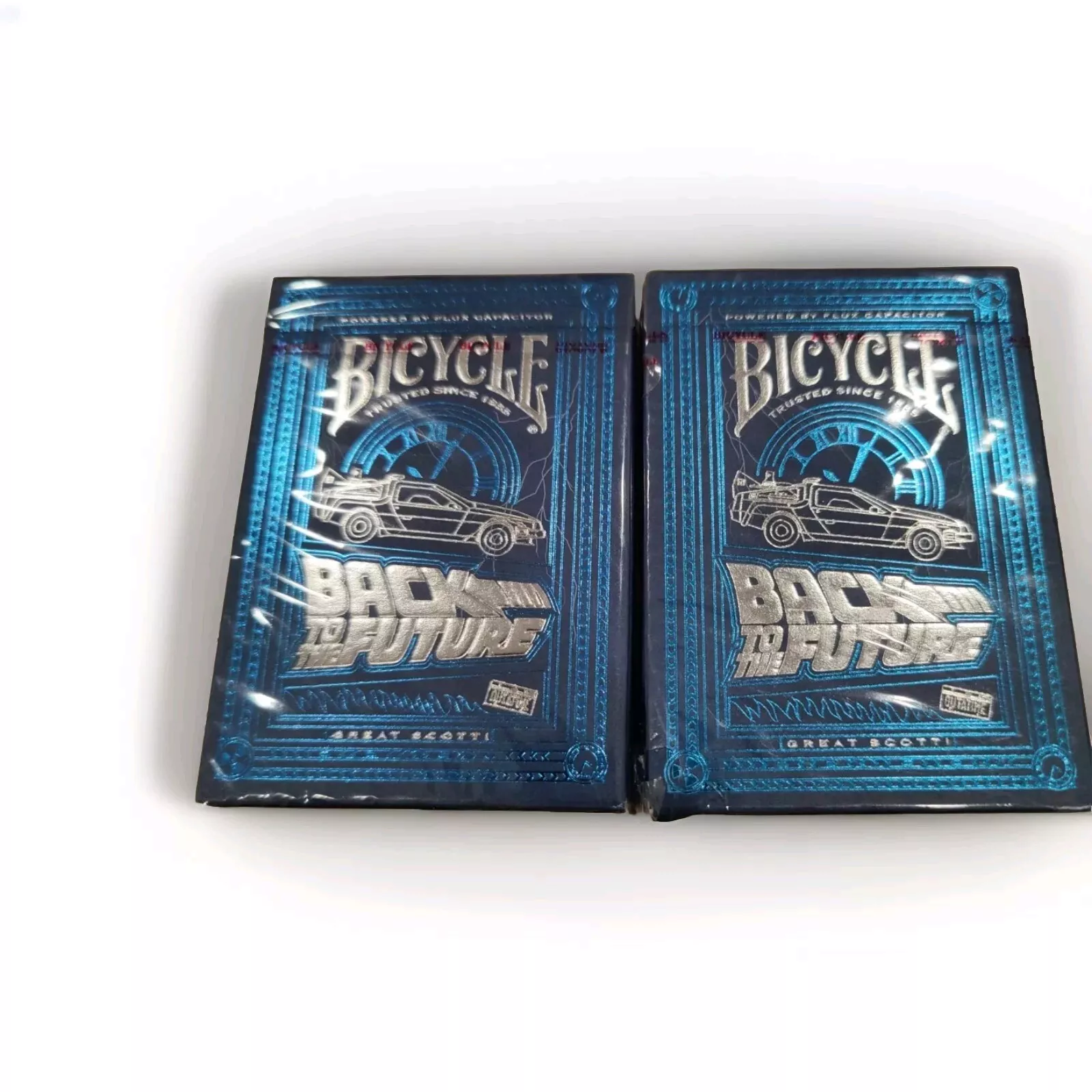 2 Pack New Back to the Future Bicycle Playing Cards Poker Size