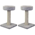 thumbnail image 1 of 2-Pack New Cat Condos Cat Scratching Post with Sleeping Perch, 1 of 4
