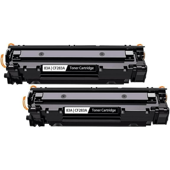 2-Pack New Toner Cartridge For HP 83A CF283A Compatible with HP LaserJet Pro MFP125 125a 25nw 127fn 127fs 127fw 201dw 201n 225dn 225dw