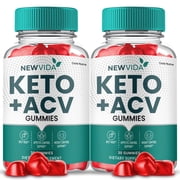 2 Pack New Vida Keto ACV Gummies, Apple Cider Vinegar, Max Strength, 2 Month Supply Dietary Supplement, Made in USA