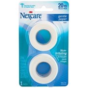 2 Pack Nexcare First Aid 3M Gentle Paper Tape 2 roll
