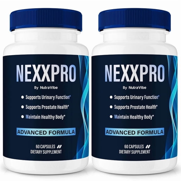 (2 Pack) Nexxpro Official Nexxpro Capsules, All-Natural Formula to Support Bladder Health, Daily Comfort, Energy & Overall Well-Being | (120 Capsules)