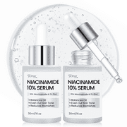 Jtopyrt Niacinamide 10% Serum Set for Face, Even Skin Tone, Hydrating, Soothing & Pore-Refining Treatment