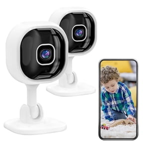 2 Pack Night Vision Camera Wireless 1080P Remote Monitor Motion Detection Home Security Camera Surveillance Recorder