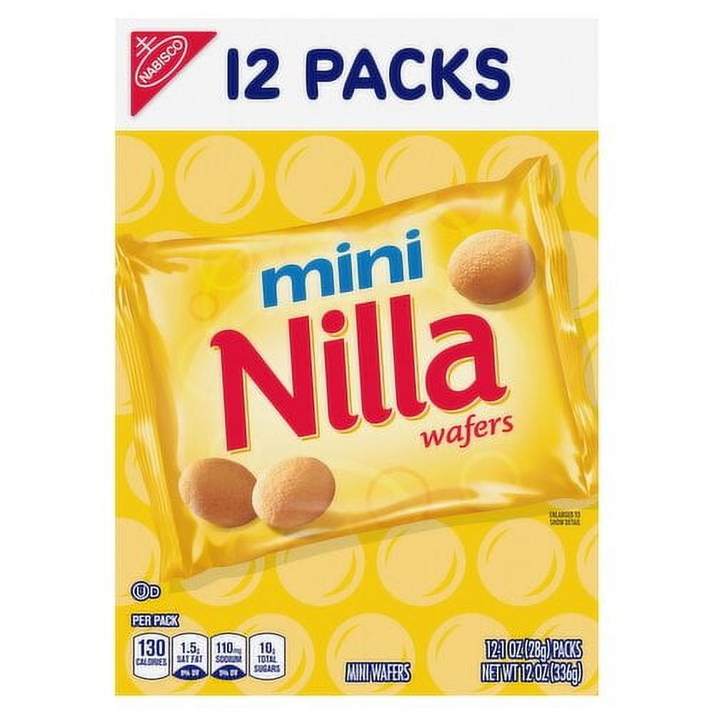 2 Pack - Nilla Wafers Mini Multipack - 12 Pack 12 oz Package May Vary