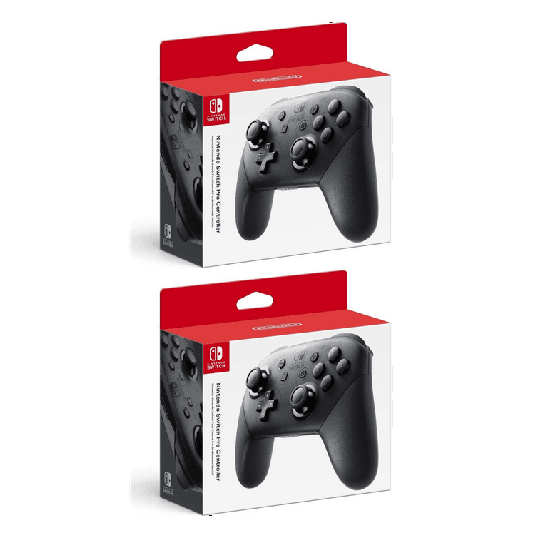 2 Pack Nintendo Switch Pro Controller Motion Controls HD Rumble Built in Amibo Functionality