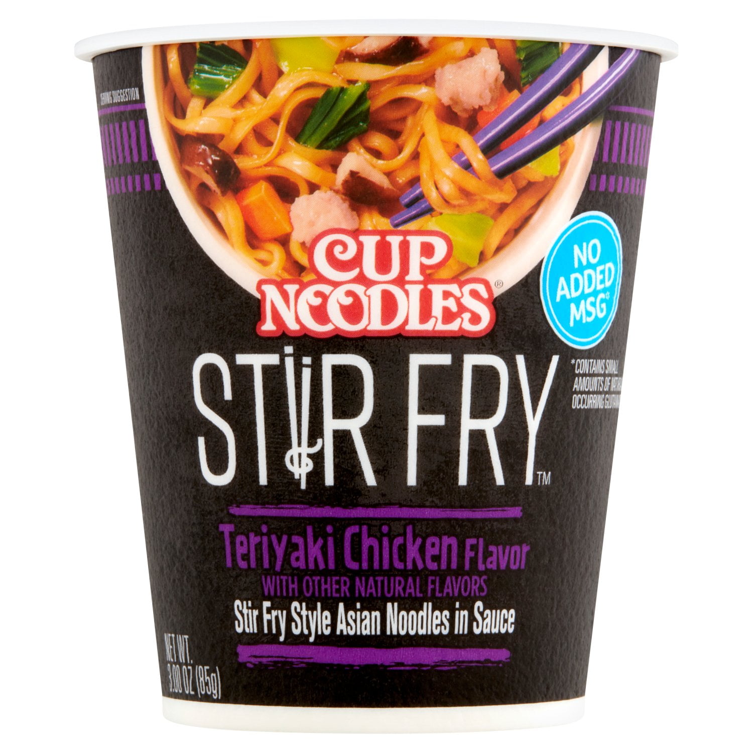 2 Pack - Nissin Teriyaki Chicken Stir Fry Cup 3 oz Package May Vary