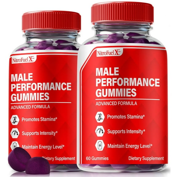 (2 Pack) Nitro Fuel X Gummies  Official NitroFuel X ME Ultimate All-Natural Gummy for Physical Health & Well-Being, Premium Gomitas for Energy, Vitality & Wellness Support, NitroFuelX (120 Gummies)