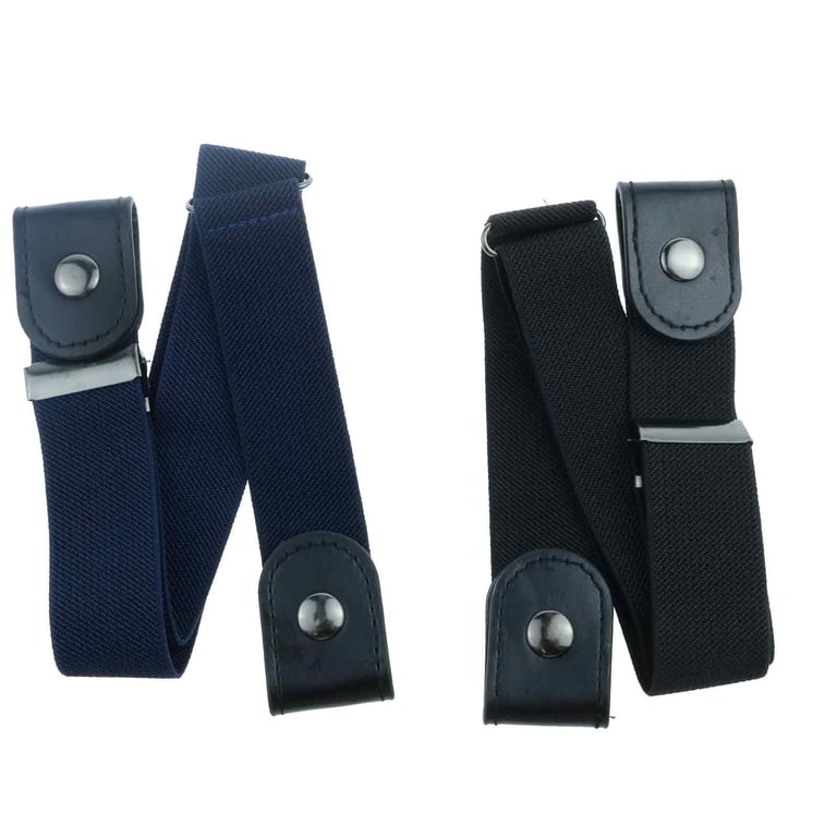 2 Pack No Buckle Belts for Men, Women display picture 1