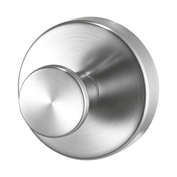 2 Pack No Drill Stainless Steel Suction Cup Hooks for Shower Bathroom Kitchen Glass Mirror Tile Towel Robe Loofah Hanging