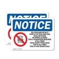 thumbnail image 1 of (2 Pack) No Lifeguard On Duty Swim At Sign, 1 of 7