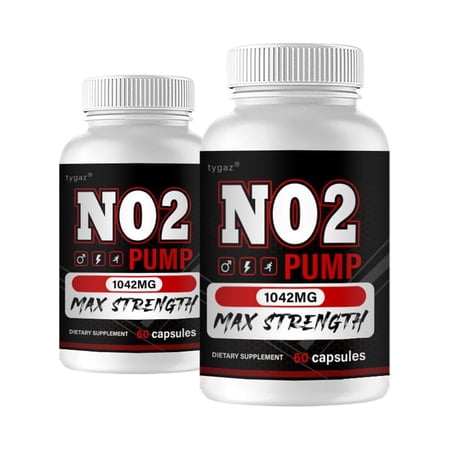 (2 Pack) No2 Pump - No2 Pump Capsules