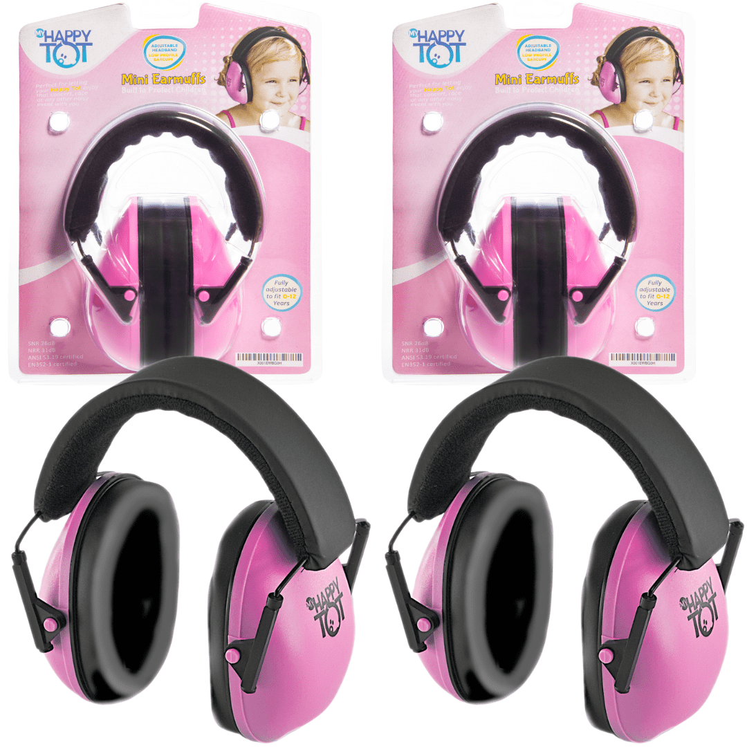 2 Pack Noise Cancelling Headphones for Kids, Adjustable Baby Ear