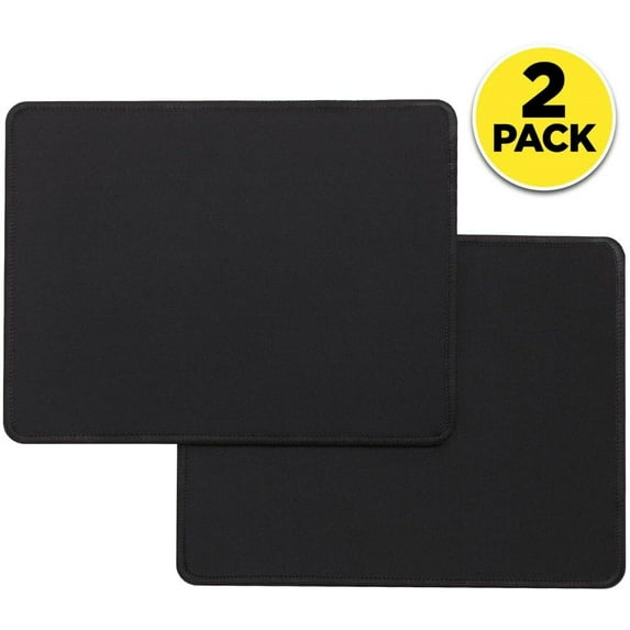 2-Pack Non-Slip Mouse Pad Stitched Edge PC Laptop For Computer PC Gaming Rubber