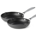 thumbnail image 1 of 2 Pack Nonstick Hard Anodized with Ergonomic Handle Kitchen Cookware Skillet Frying Pan, 1 of 6