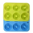thumbnail image 1 of YSKING Non-Stick Silicone Donut Baking Pans (2 Count), 1 of 2