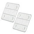 thumbnail image 1 of 2 Pack Non-stick Baking Rack,Small Cooling Racks for Cooking Grilling,Stainless Steel Roasting Drying Rack,Easy to Clean Grill Wire Rack for Toaster Oven Use, 1 of 8