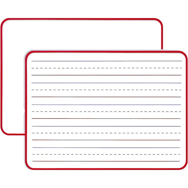 2 Pack Small Dry Erase White Board 9" x 12" Double Sided