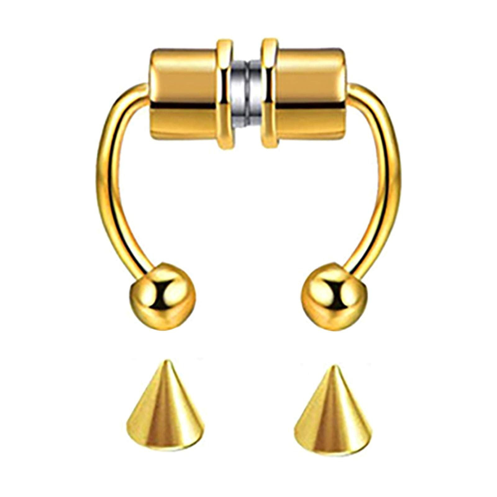 (2Pack) Nose Ring Stainless Steel Nose Rings Stainless Steel Nose Ring