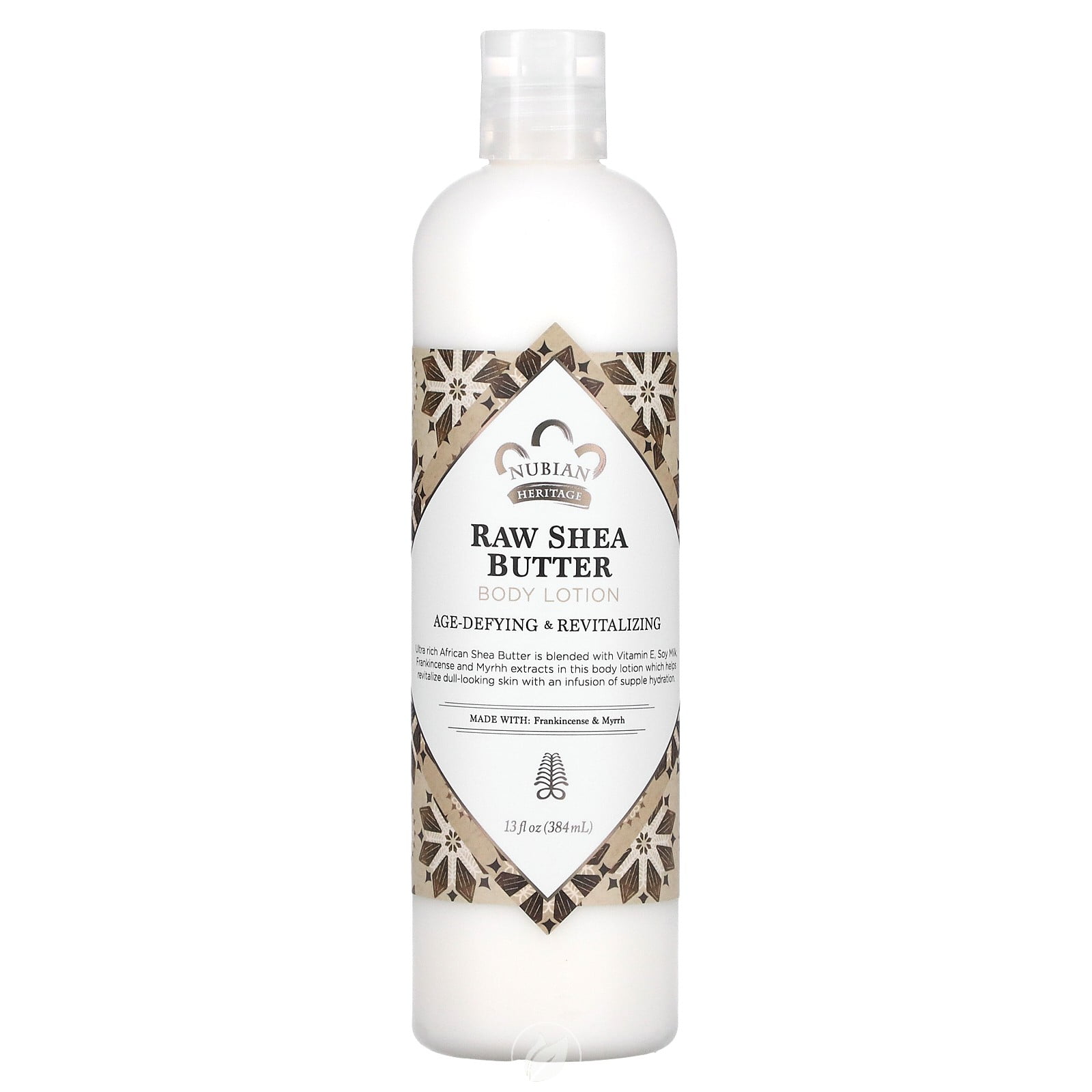 (2 Pack) Nubian Heritage, Body Lotion, Raw Shea Butter, 13 Fl Oz (384 Ml)