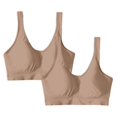 thumbnail image 1 of Bali Comfort Revolution Womens Smart Sizes Shaping Wirefree Bra (Pack of 2) 2 Nude, 1 of 1