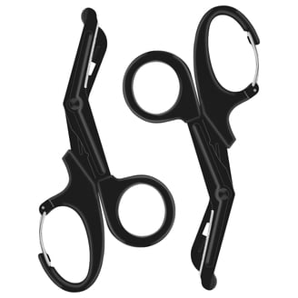 EMT/Utility Scissors 7", Black Handle