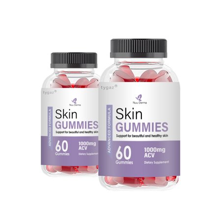 (2 Pack) NuuDerma Skin Gummies - NuuDerma Advanced Skin Formula Gummies