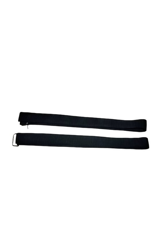 2 Pack Nylon Hook and Loop Strap with Metal Buckle Adjustable Luggage Gear Cable Securing Outdoor Organizing Belt