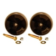 thumbnail image 1 of 2 Pack OEM Deck Wheel Kit MTD Cub Cadet White Troy Bilt LT GT RZT Lawnmowers 753-04856A, 1 of 2