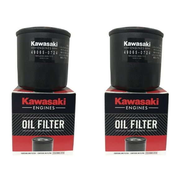 2 Pack OEM Kawasaki Oil Filter 49065-0724 (replaces 49065-7010)