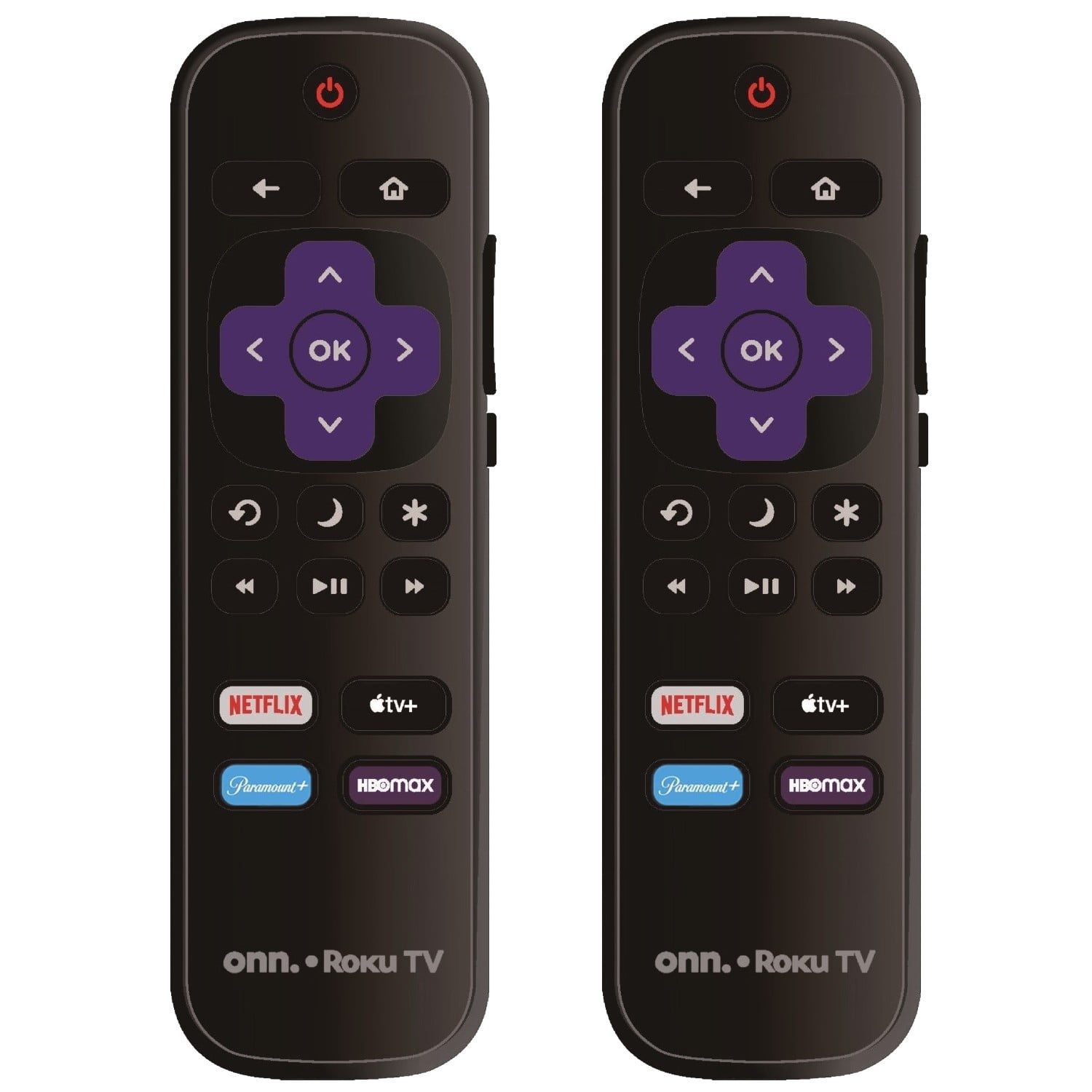 2 Pack - OEM Replacement Remote Control for All ONN. Roku TV Smart 4K ...