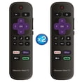 thumbnail image 1 of 2 Pack - OEM Replacement Remote Control fit for All Hisense Roku TV Smart 4K Ultra HDTV 【Only Works with Hisense Roku TV, Not for Roku Stick and Roku Box】 (Netflix/Disney Plus/Apple TV+ / Hulu), 1 of 8