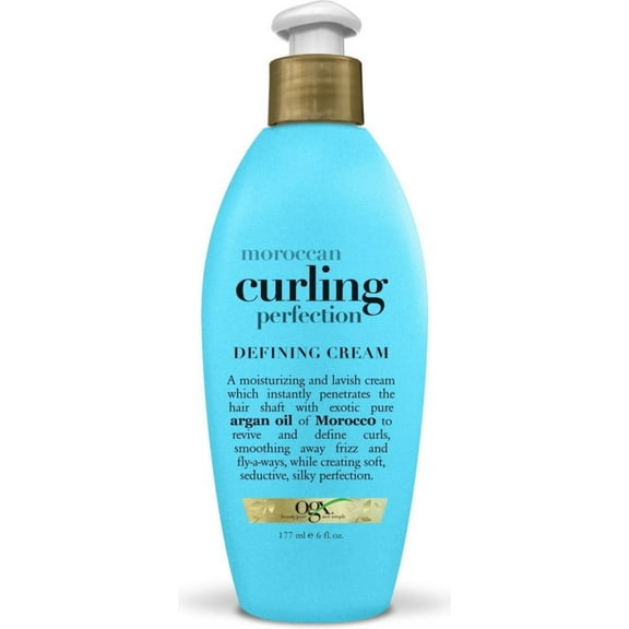 OGX Moroccan Curling Perfection Defining Cream 6 oz (Pack of 2)