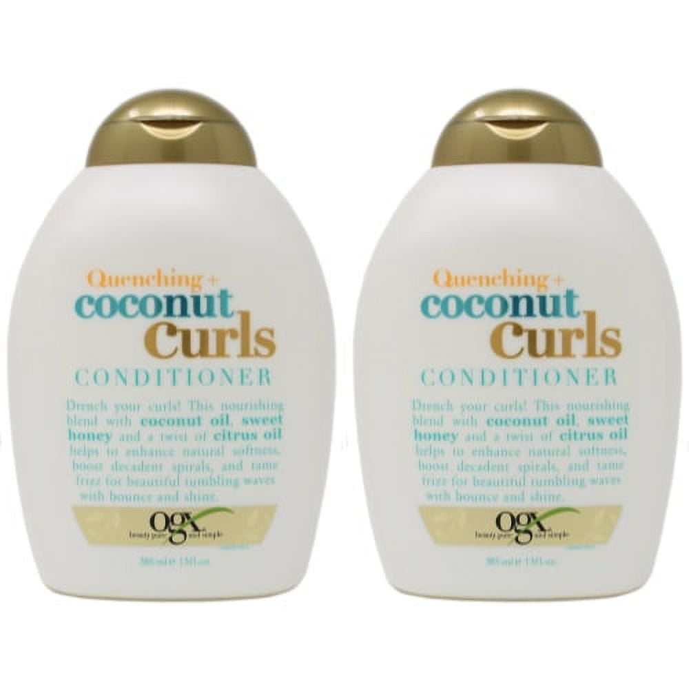 2 Pack OGX Quenching + Coconut Curls Conditioner 13 Ounce