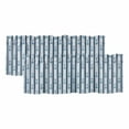 thumbnail image 1 of 2 Pack Ocean Anchor Valance for Window Blue Striped White Stripes Kitchen Valance Rod Pocket Short Curtain Topper Decorative Window Treatment for Living Room Bedroom 42"x12", 1 of 8