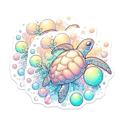 (2 Pack) Ocean Life Decoration Magnet - Marine Animal Art - 5" On Longest Side - Sticks to Smooth Flat Surfaces - Made in USA - MAG10094