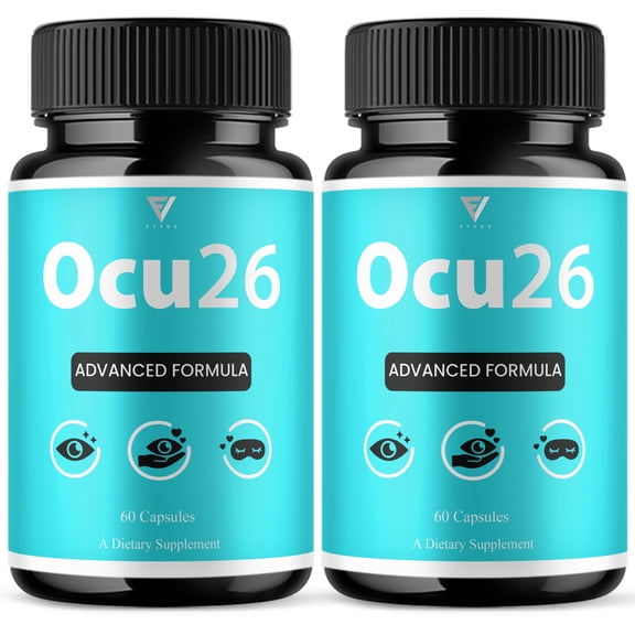 (2 Pack) Ocu 26 Advanced Eye Vision, Ocu26 Eye Support (120 Capsules)