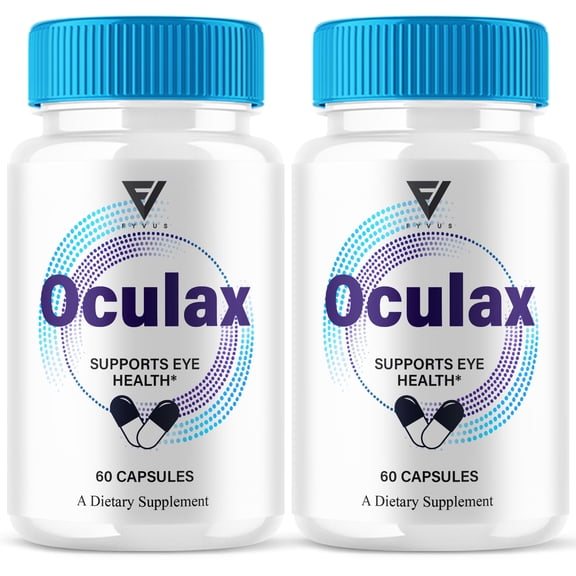 (2 Pack) Oculax Capsules, CleanEye Advanced Vision Support Formula (120 Capsules)