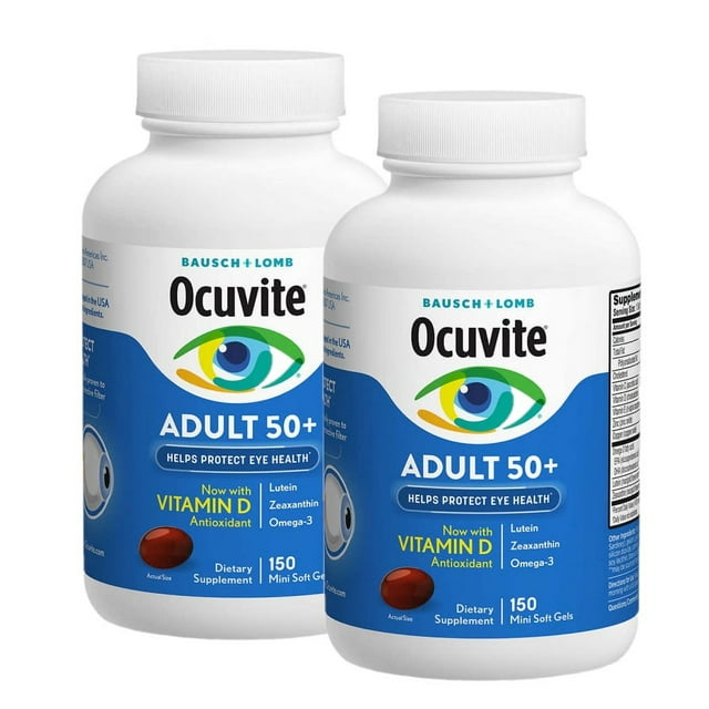 Bausch & Lomb Ocuvite Adult 50+ Eye Vitamin & Mineral Supplement 150