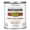 thumbnail image 1 of 2-Pack Of 1 Qt Rust-Oleum 7792504 White Stops Rust Protective Enamel, Gloss, 1 of 1
