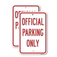 thumbnail image 1 of (2 Pack) Office Parking Only Sign | 18" X 24" Heavy-Gauge Aluminum Sign | Rust Free Aluminum, Weather Resistant, Waterproof, Fade Resistant, 2 Pre-drilled Holes, 1 of 4